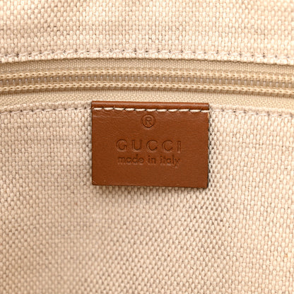 Gucci Monogram Medium Half Moon Hobo Brown 6 of 11