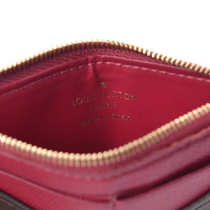 Louis Vuitton Monogram Zipped Card Holder Fuchsia 6 of 7