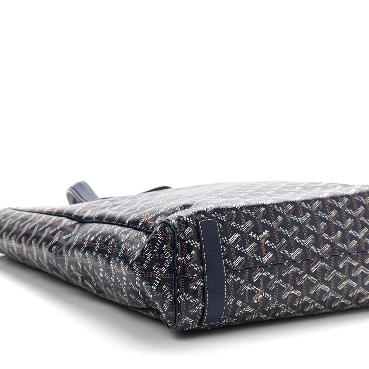 Goyard Goyardine Voltaire III Tote Navy 9 of 11