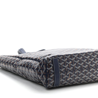 Goyard Goyardine Voltaire III Tote Navy 9 of 11