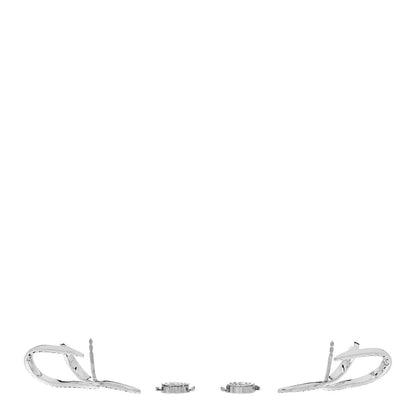 Messika 18K White Gold Diamond Gatsby Daisy Earrings 3 of 5