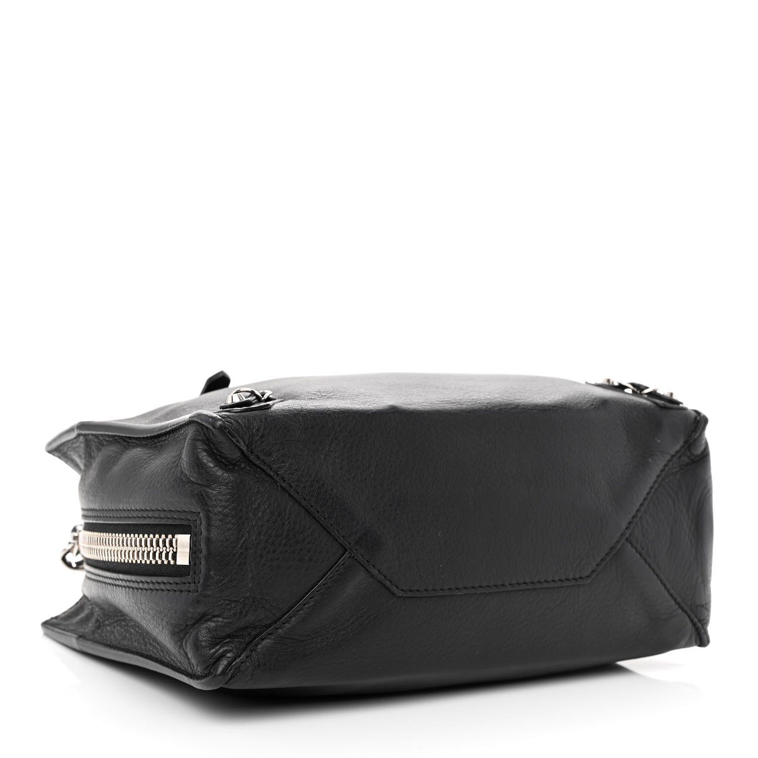 Balenciaga Calfskin Papier Mini A4 Zip Around Tote Black 5 of 12