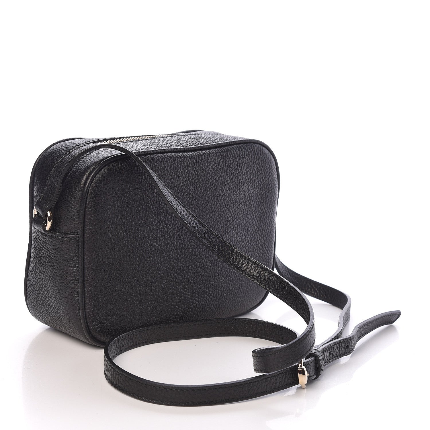 Gucci Pebbled Calfskin Small Soho Disco Bag Black 3 of 10
