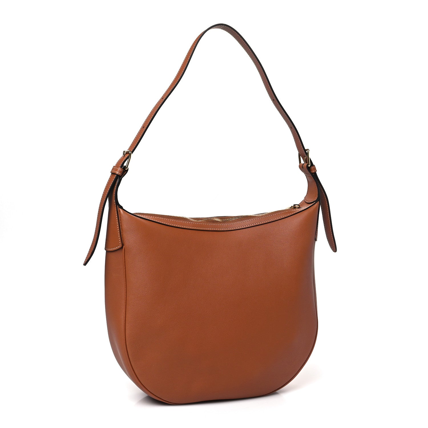 Celine Calfskin Triomphe Heloise Shoulder Bag Tan 3 of 8