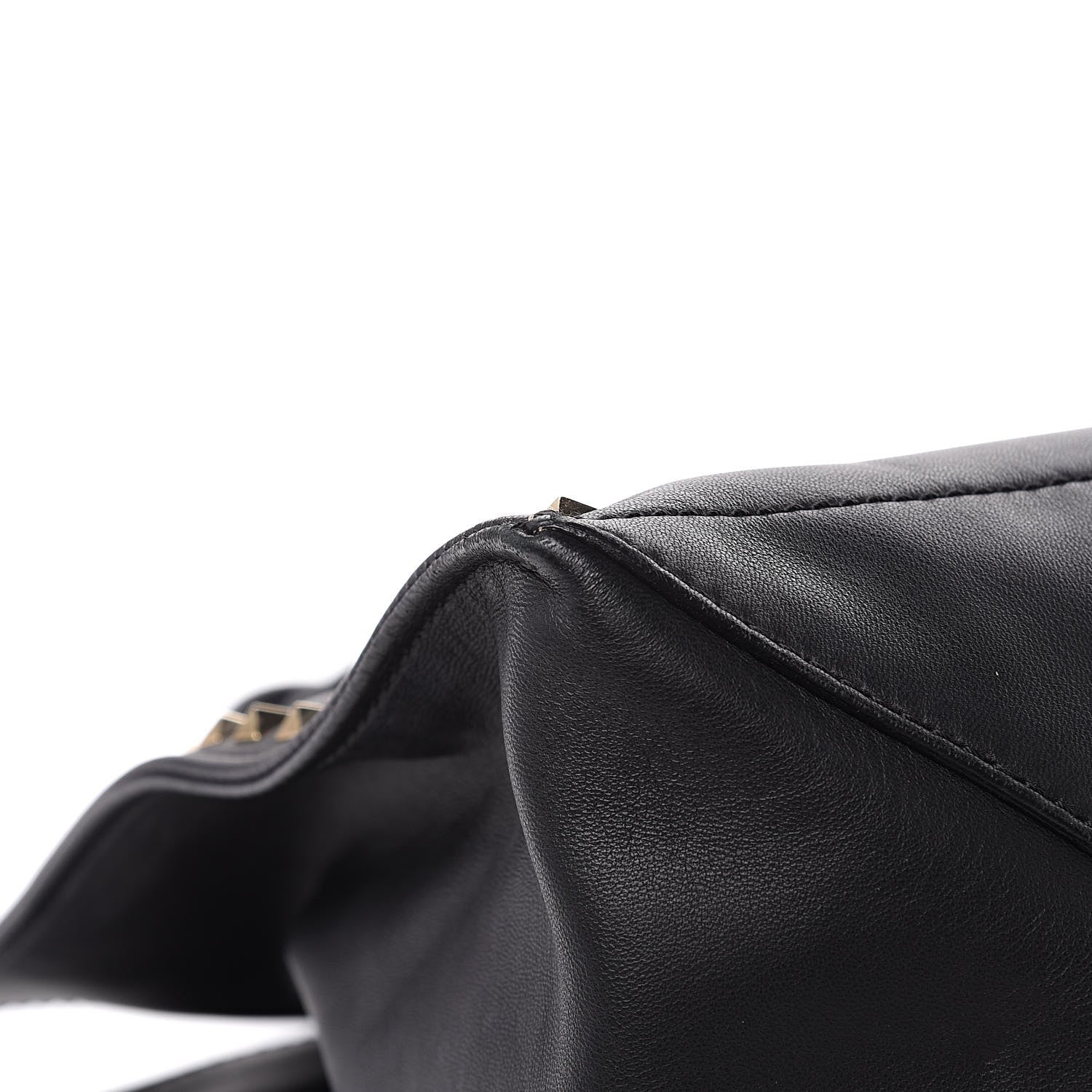 Valentino Garavani Nappa Medium Rockstud Soft Tote Black 9 of 14