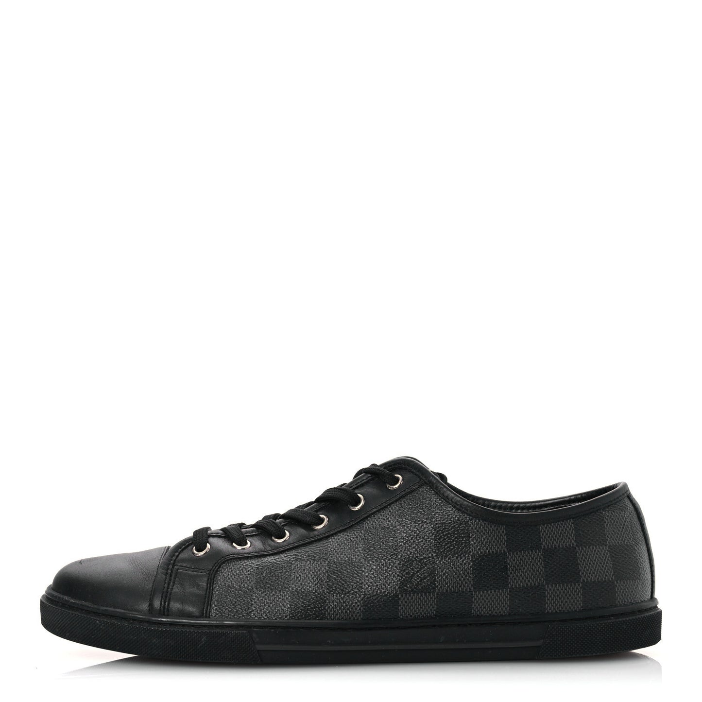 Calfskin Damier Graphite Sneakers 7.5