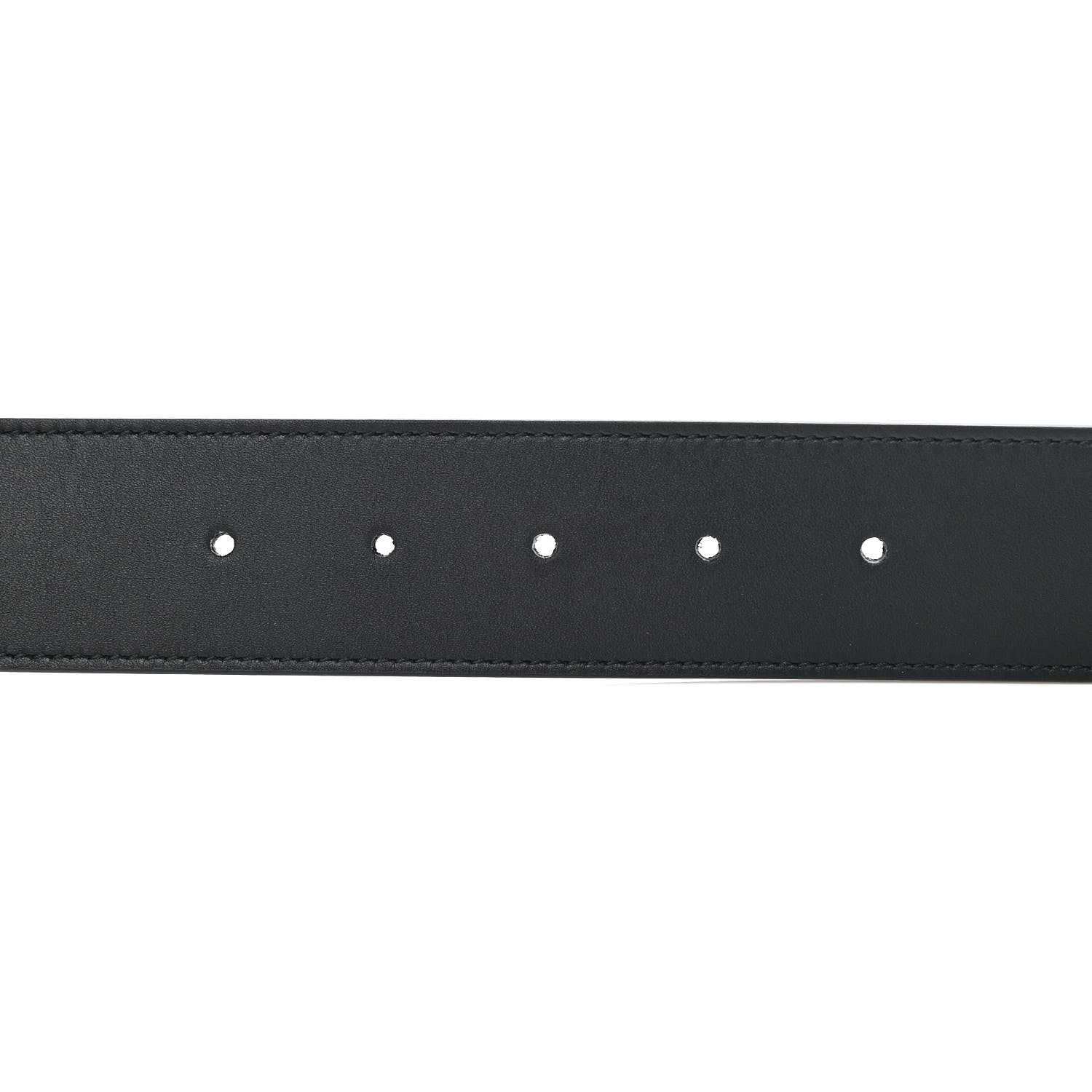 Gucci Moon Calfskin Nickel Double G 40mm Belt 100 40 Black 5 of 6
