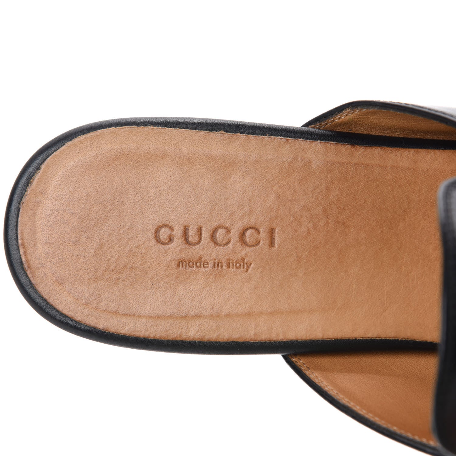 Gucci Calfskin Womens Princetown Slippers 39 Black 8 of 11