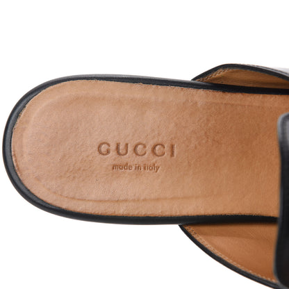 Gucci Calfskin Womens Princetown Slippers 39 Black 8 of 11