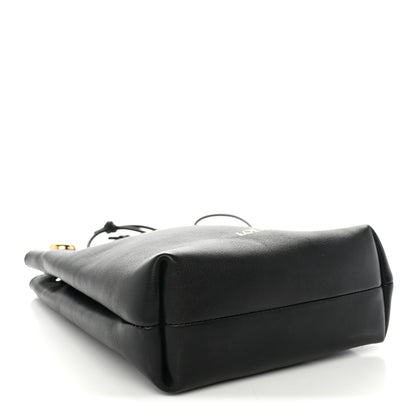 Loewe Smooth Calfskin Pebble Pouch  Black 4 of 10
