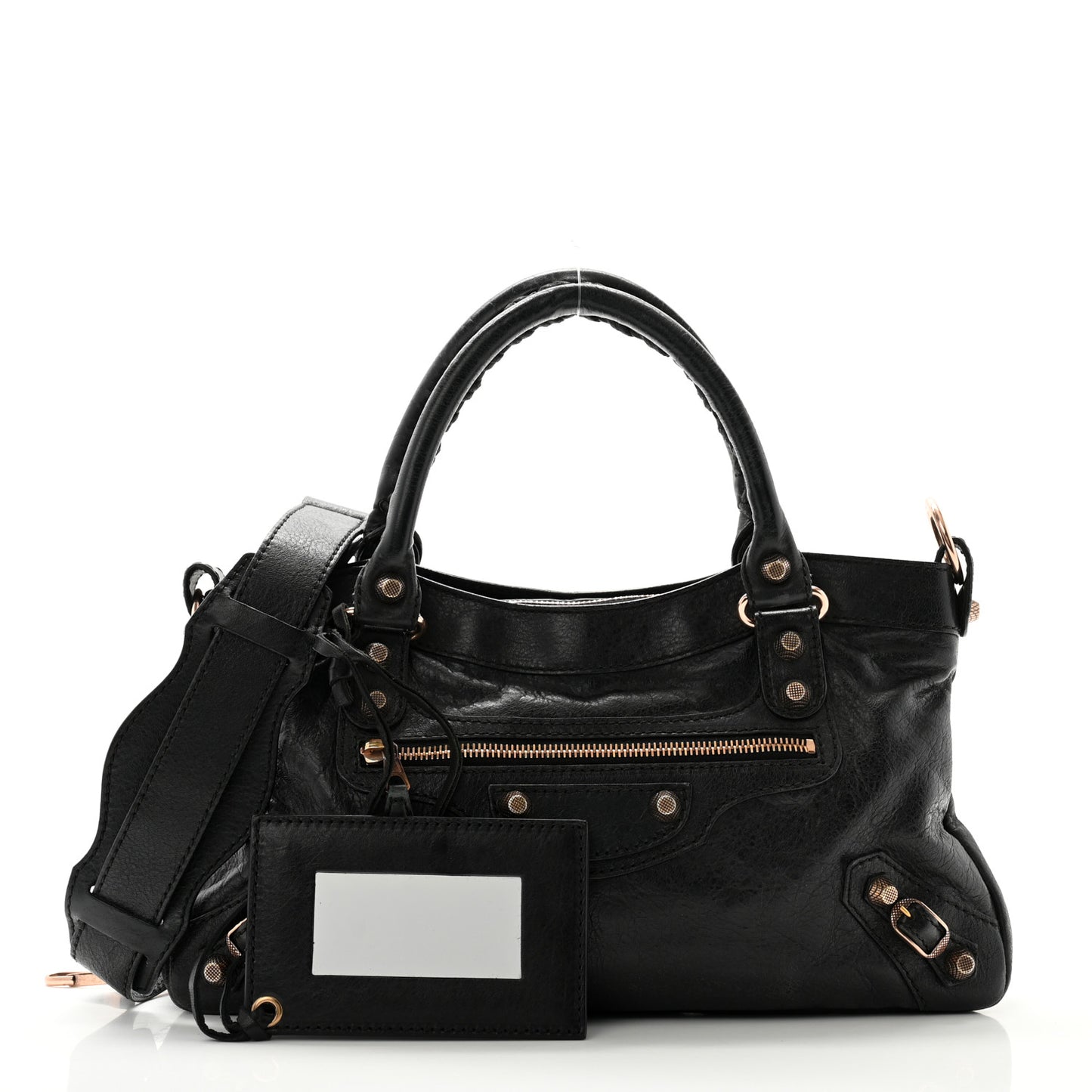 Agneau Giant 12 Rose Gold Hardware First Black