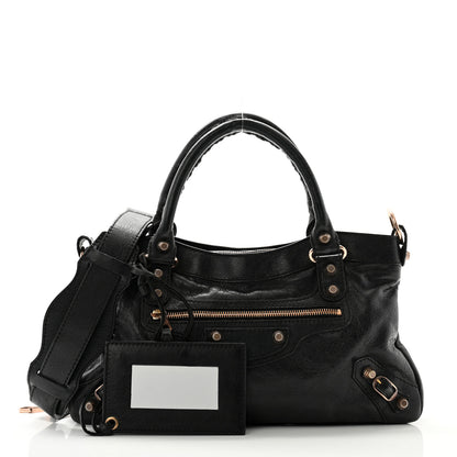 Balenciaga Agneau Giant 12 Rose Gold Hardware First Black 3 of 12