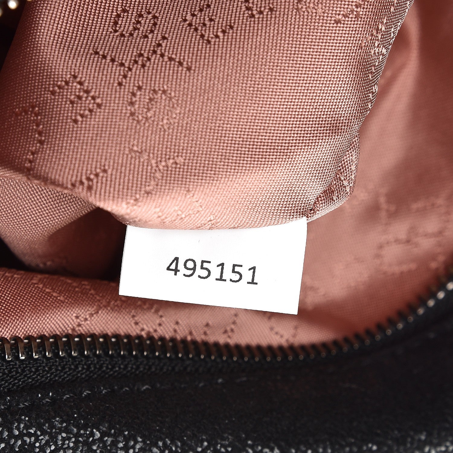 Stella McCartney Shaggy Deer Falabella Fold Over Tote Black 8 of 9