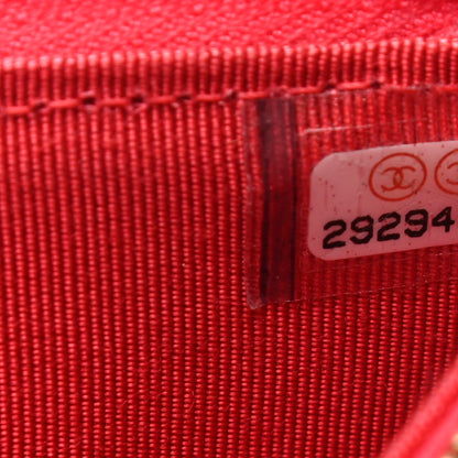 Chanel Caviar Quilted Classic iPhone Pouch Red 7 of 8