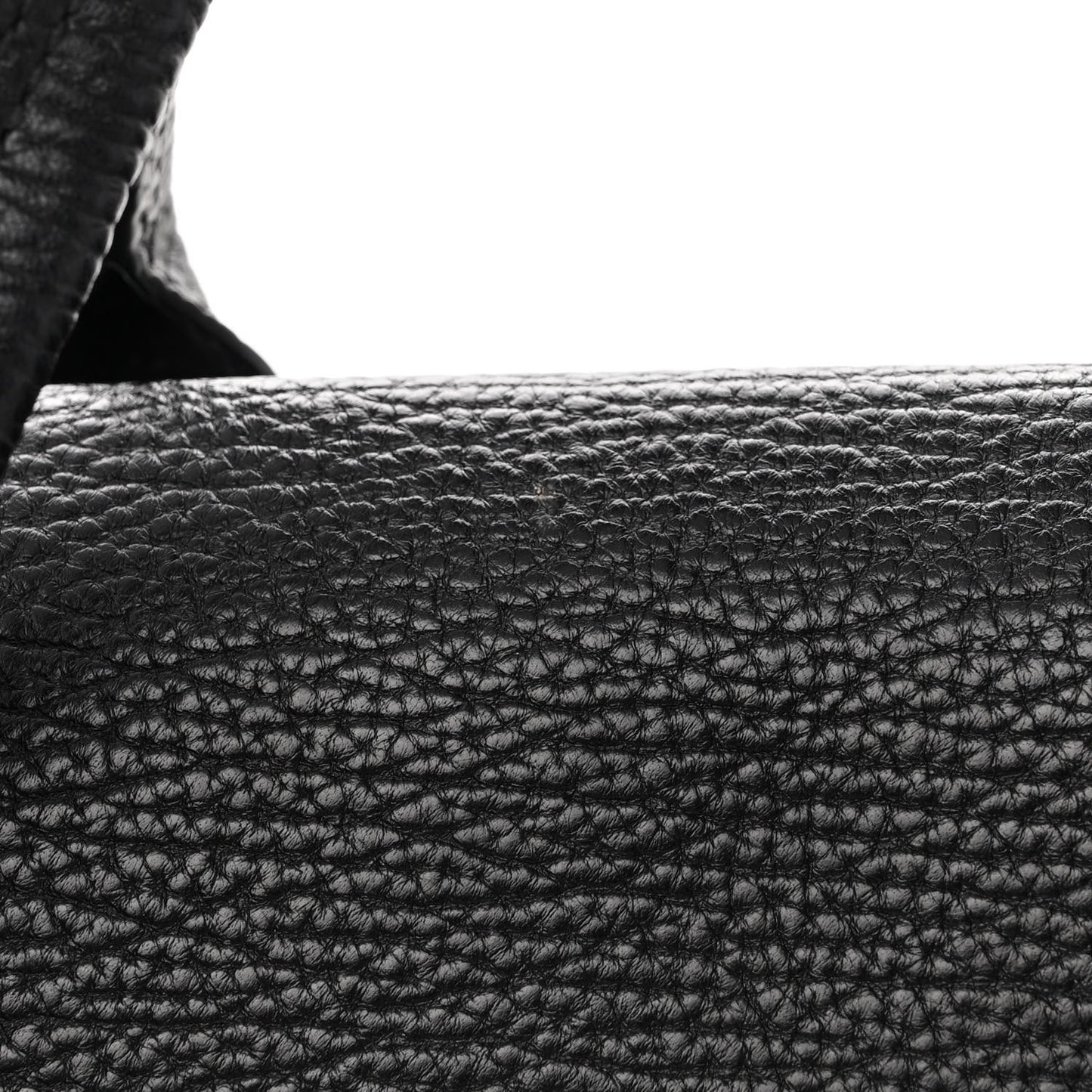 Textured Calfskin Medium Pashli Satchel Black