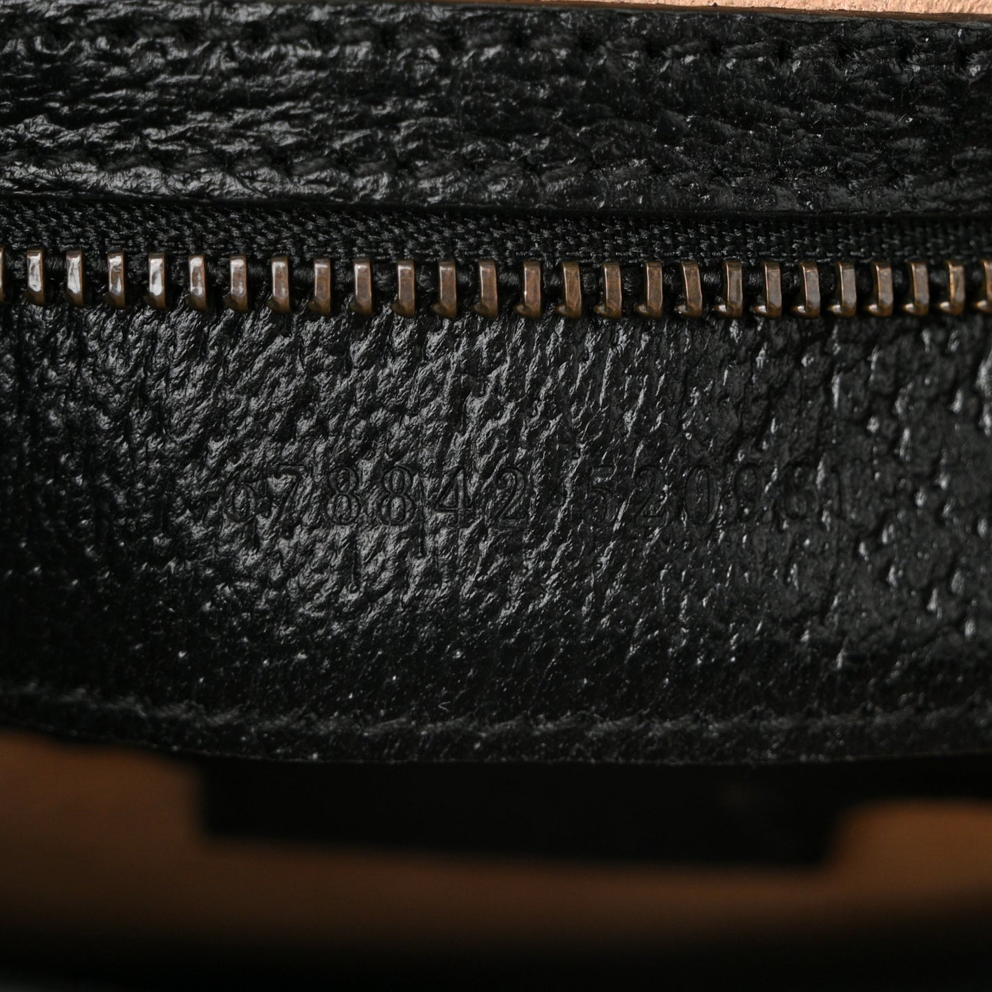 Textured Dollar Calfskin Web Medium Diana Tote Bag Black Dusty Grey Black Dusty Grey