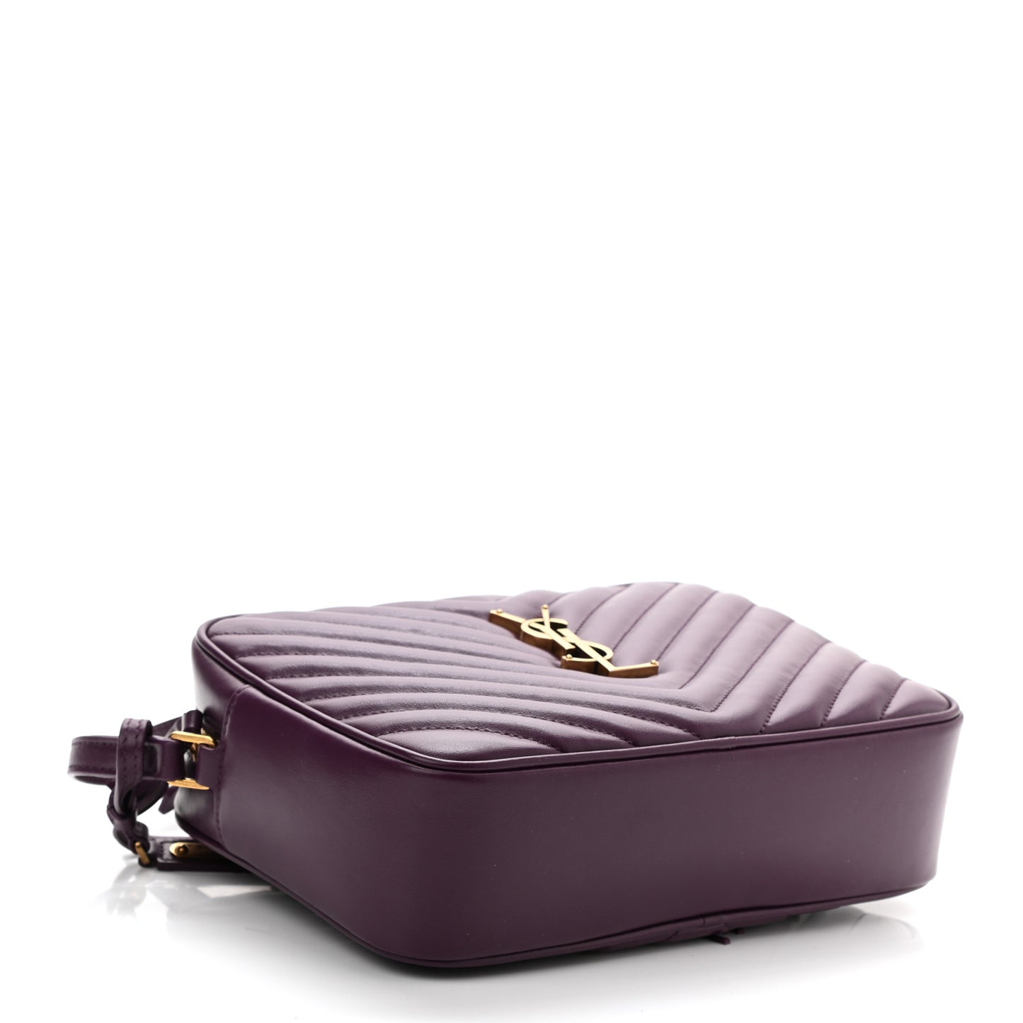 Calfskin Matelasse Monogram Lou Camera Bag Purple