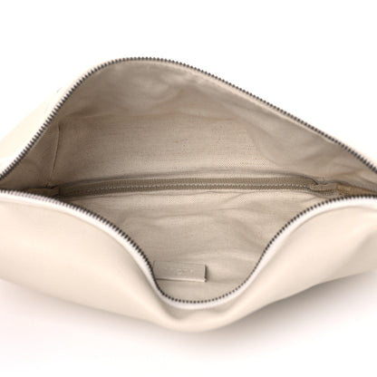 Gucci Grained Calfskin Logo Belt Bag White 5 of 9