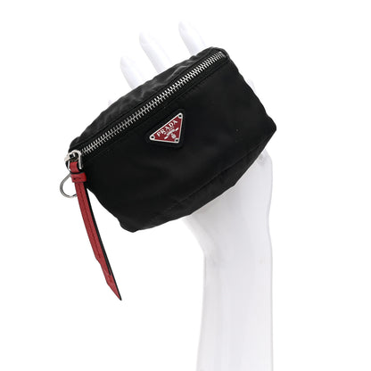 Prada Tessuto Nylon Pouch Black Fiery Red 3 of 6