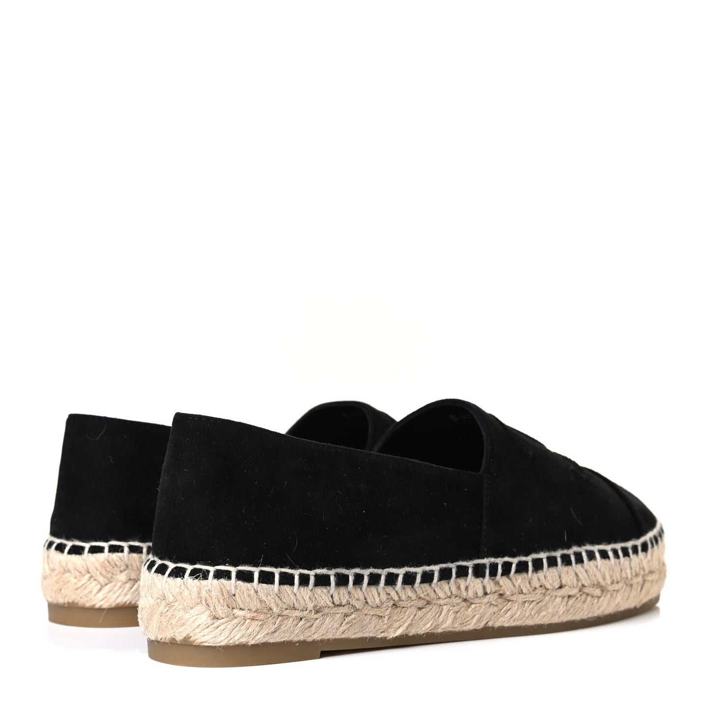 Suede CC Espadrilles 36 Black