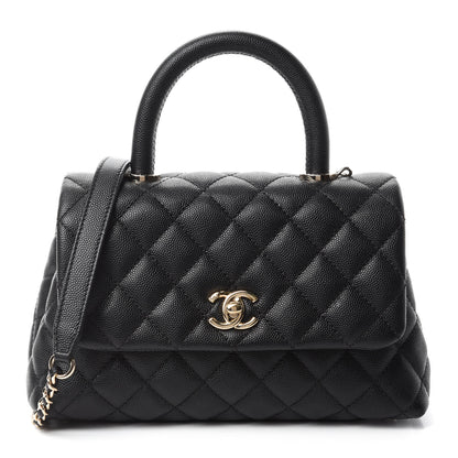 Chanel Caviar Quilted Mini Coco Handle Flap Black 1 of 11