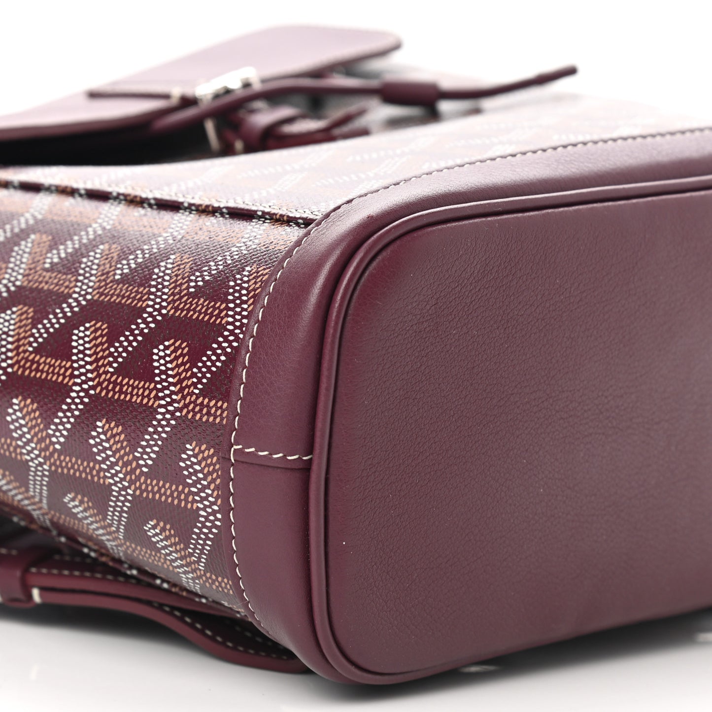 Goyardine Calfskin Mini Alpin Backpack Bordeaux