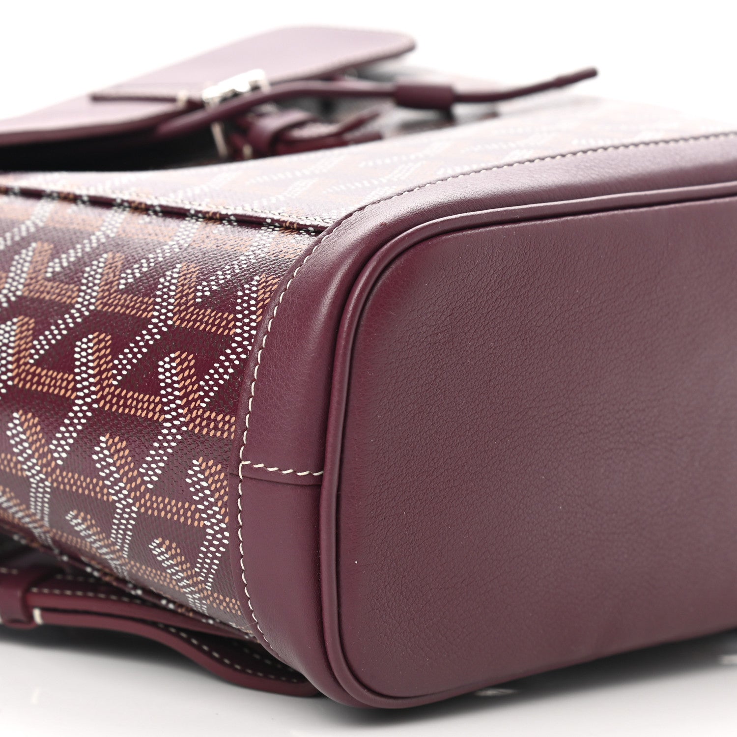 Goyard Goyardine Calfskin Mini Alpin Backpack Bordeaux 9 of 12