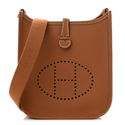 Hermes Taurillon Maurice Evelyne TPM Gold 1 of 11