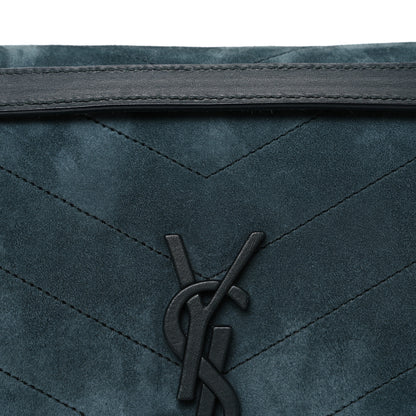Saint Laurent Suede Monogram Medium Niki Chain Satchel Green 8 of 10