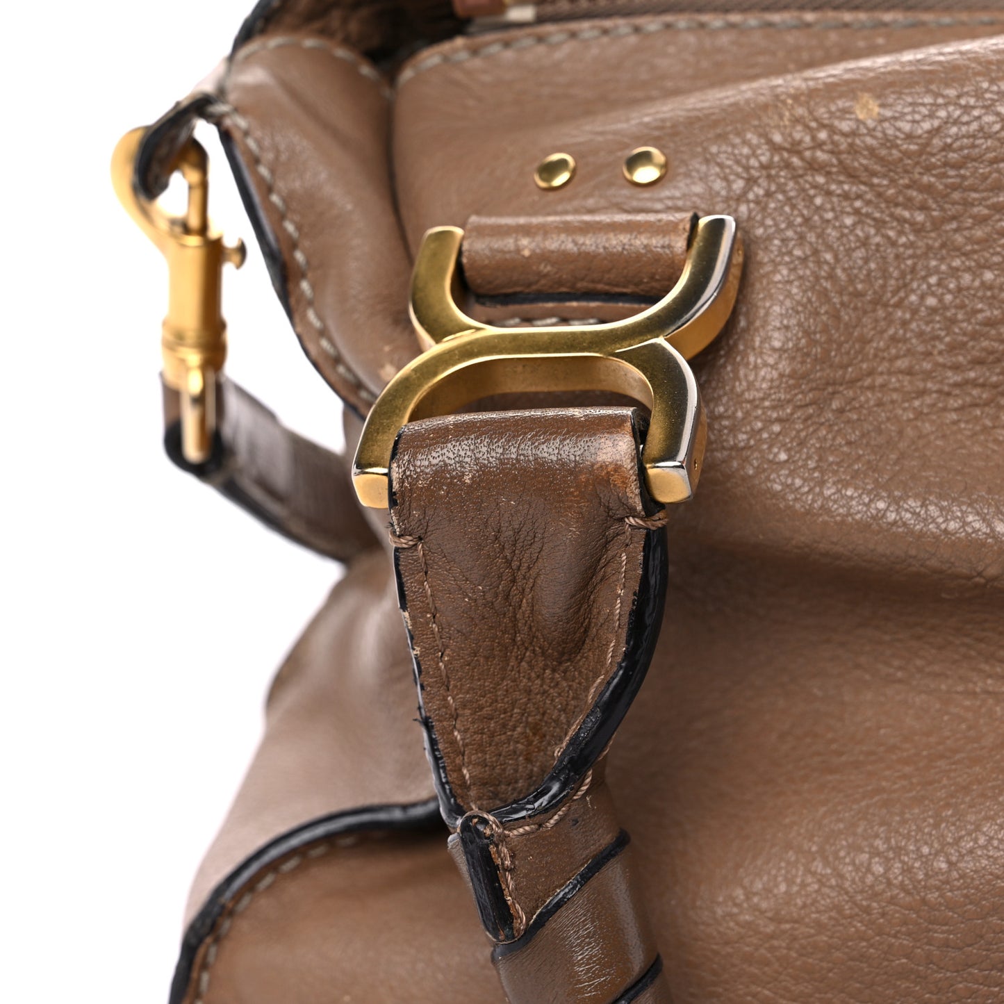 Calfskin Medium Marcie Satchel Nut