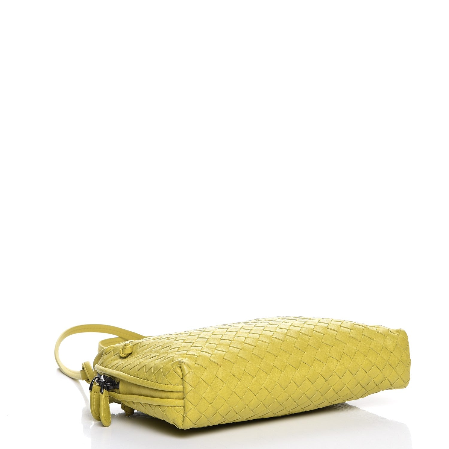Bottega Veneta Nappa Intrecciato Pillow Crossbody Messenger Chartreuse 4 of 9
