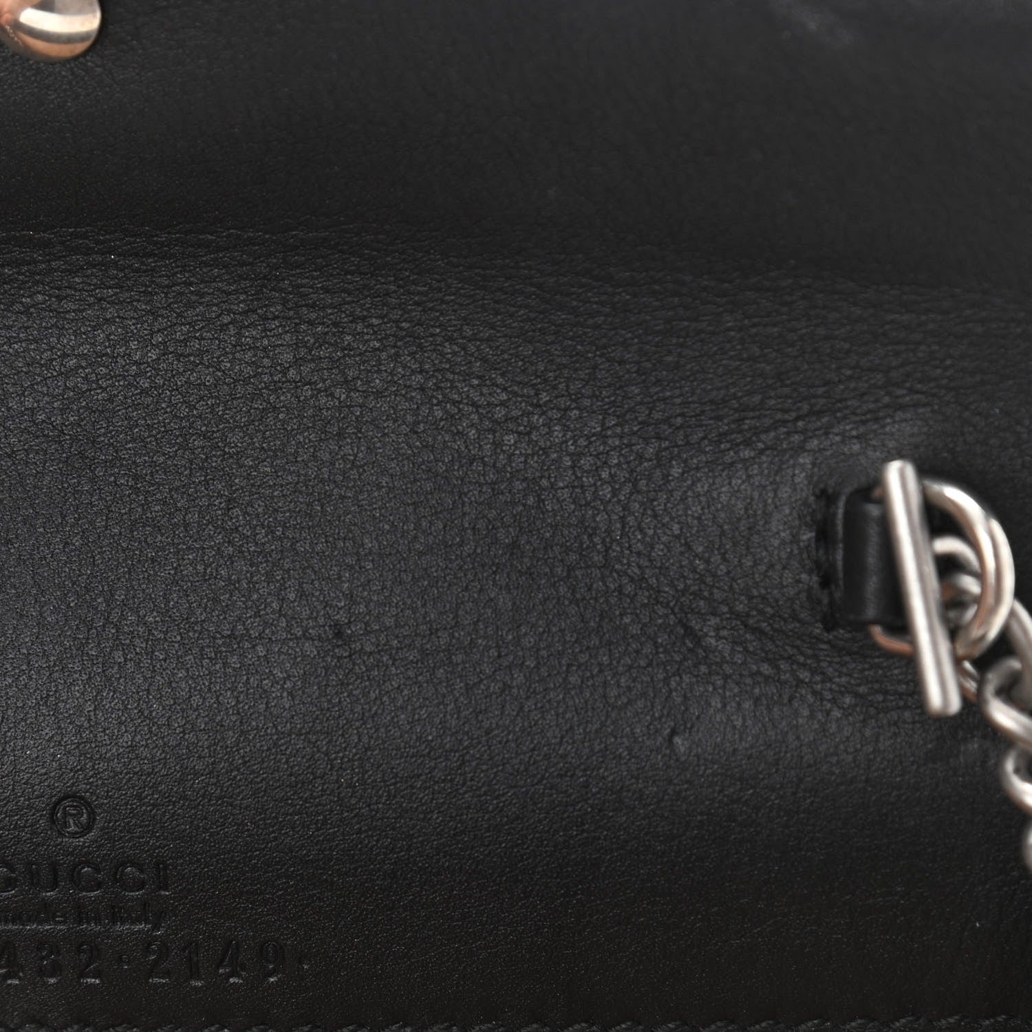 Gucci Velvet GG Monogram Super Mini Dionysus Shoulder Bag Black 7 of 10
