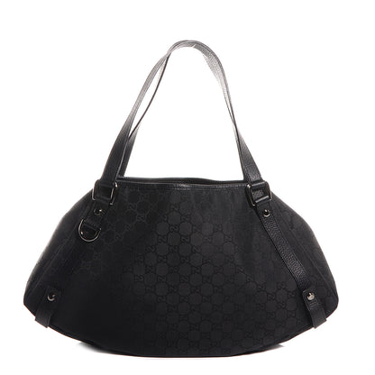 Gucci Monogram Medium Abbey Shoulder Bag Black 1 of 7