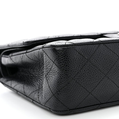 Chanel Caviar Quilted Medium Double Flap Black 9 of 14