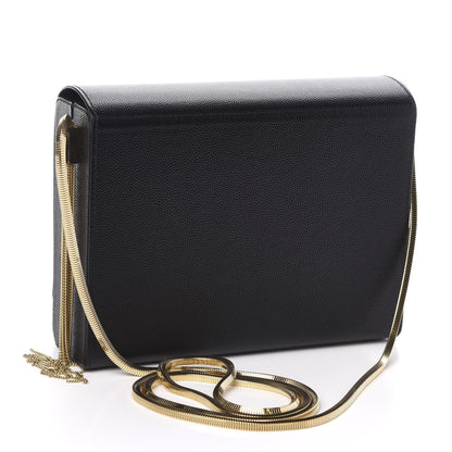 Saint Laurent Grain De Poudre Monogram Small Kate Slide Chain Crossbody Box Bag Black 3 of 10