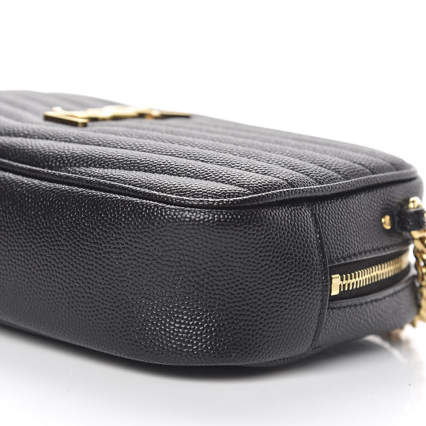Grain De Poudre Matelasse Monogram Mini Lou Camera Bag Black
