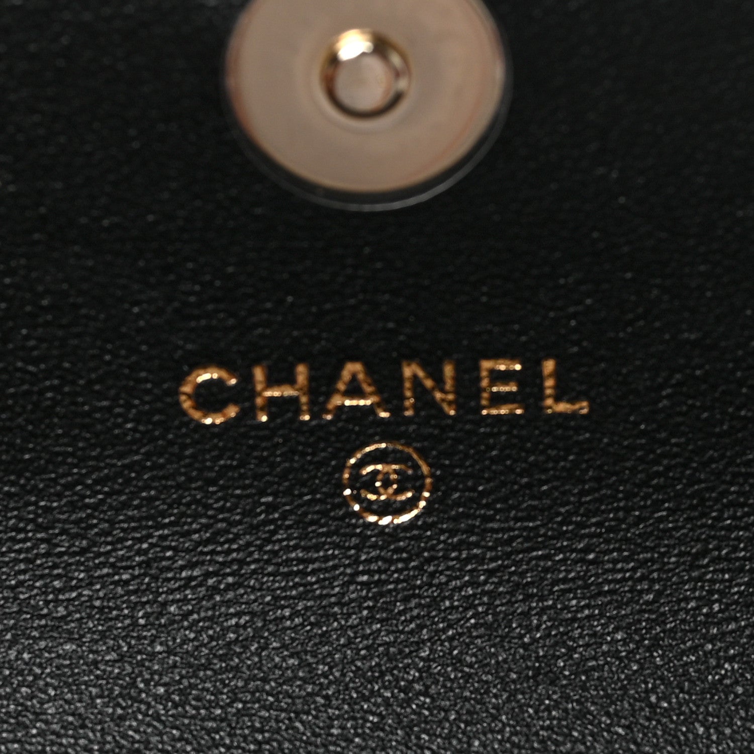 Chanel Lambskin Quilted Pearl Top Handle Clutch With Chain Black 6 of 11