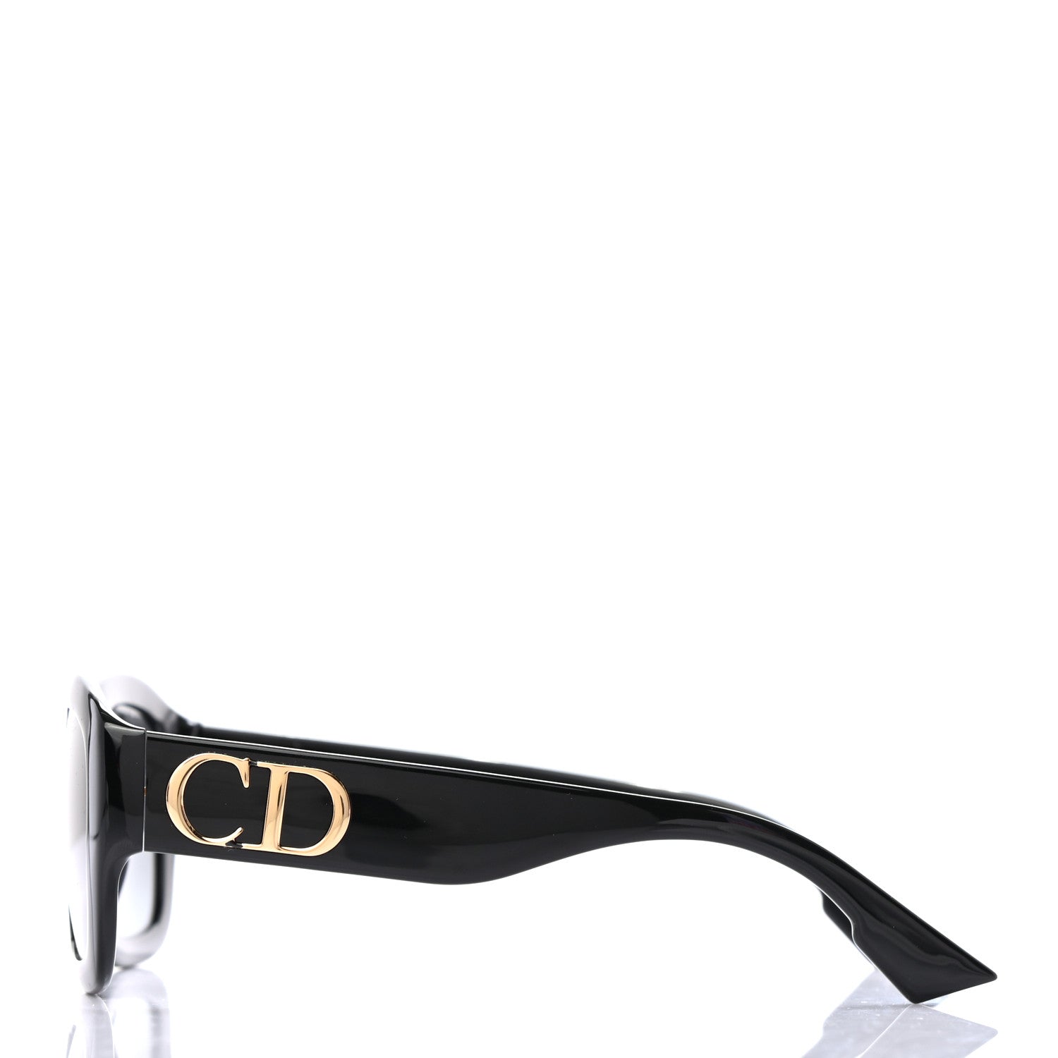 Christian Dior Acetate D Dior Square Sunglasses Black 3 of 7