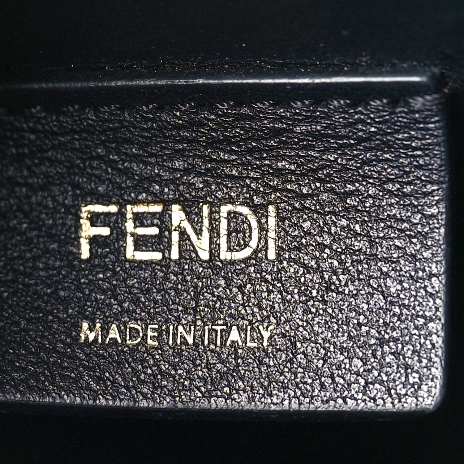 Fendi Vitello Fluffy Logo Small Shopping Bag Rosa Quarzo Black 6 of 12