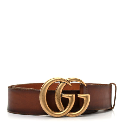 Gucci Faded Calfskin Double G 40mm Belt 70 28 Cuir 1 of 6