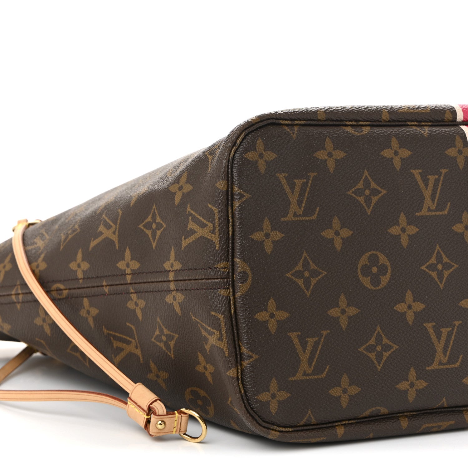 Louis Vuitton Monogram My LV Heritage Neverfull MM Fuchsia White 10 of 11