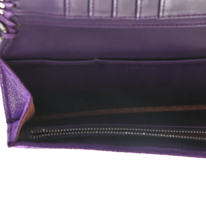 Stella McCartney Shaggy Deer Falabella Flap Wallet Bright Purple 6 of 8
