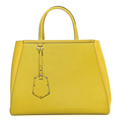 Fendi Vitello Elite Regular 2Jours Tote Cedro 1 of 12