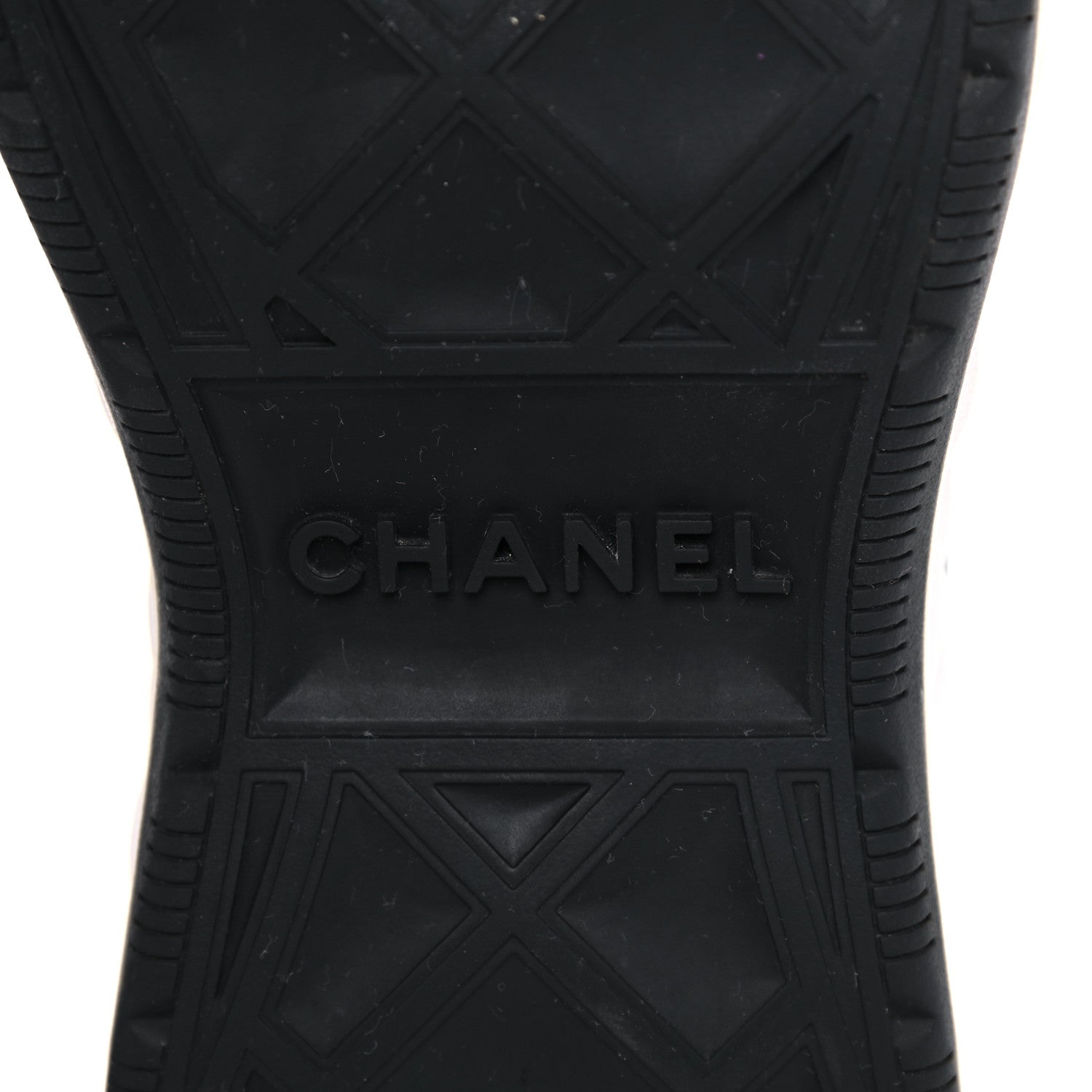 Chanel Velvet Calfskin Mixed Fibers CC Sneakers 39.5 Black 6 of 15