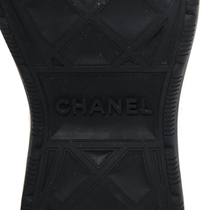 Chanel Velvet Calfskin Mixed Fibers CC Sneakers 39.5 Black 6 of 15