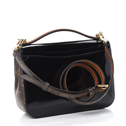Louis Vuitton Patent Calfskin Monogram Cherrywood BB Black 3 of 11
