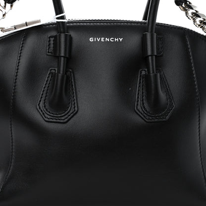 Givenchy Shiny Lord Calfskin Mini Sport Antigona With Chain Black 7 of 9