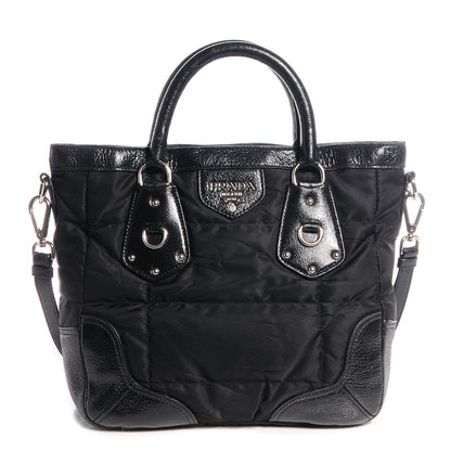 Prada Tessuto Nylon Quilted Tote Nero Black 1 of 12
