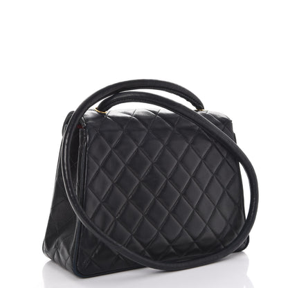 Chanel Lambskin Quilted Flap Shoulder Bag Black 3 of 12