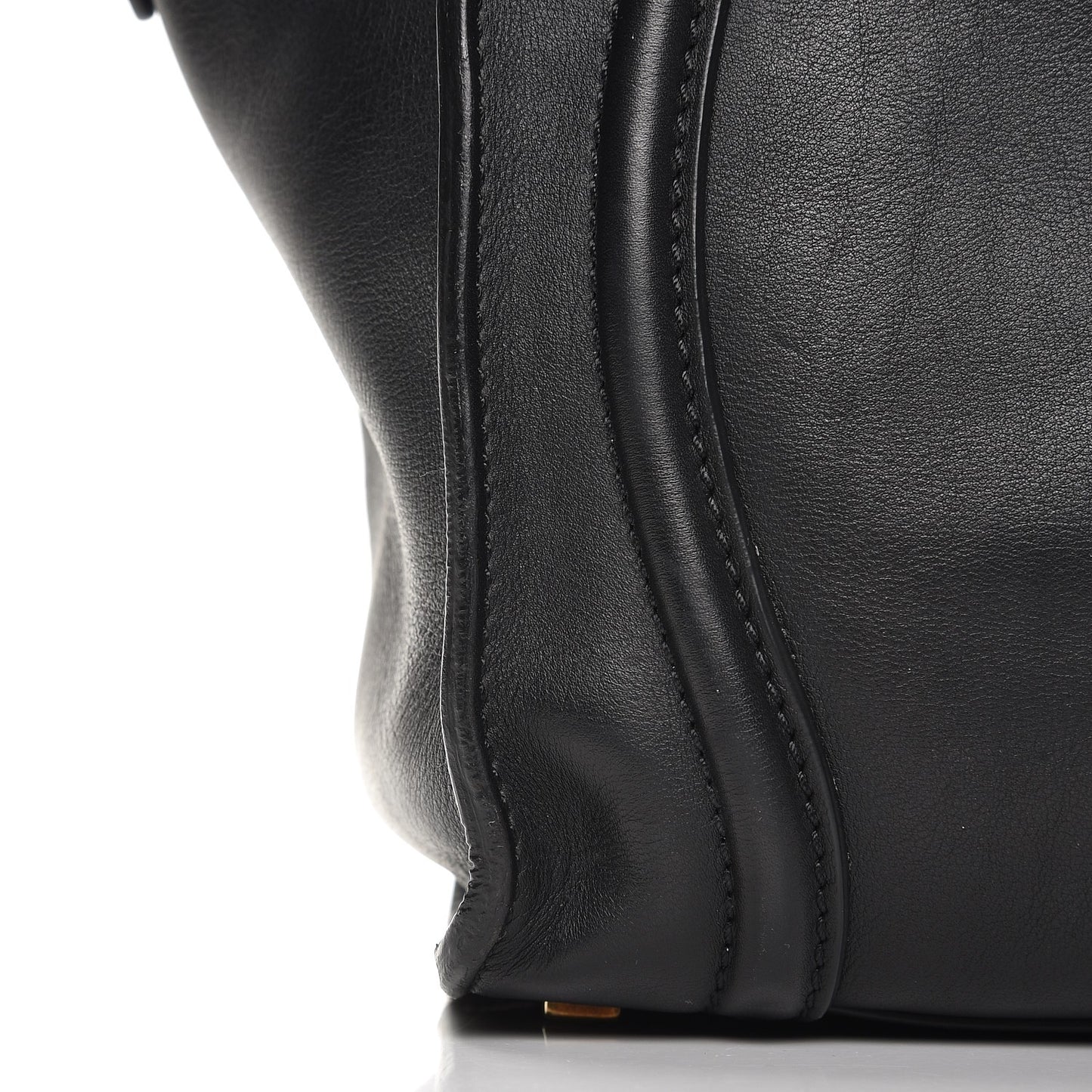 Smooth Calfskin Mini Luggage Black